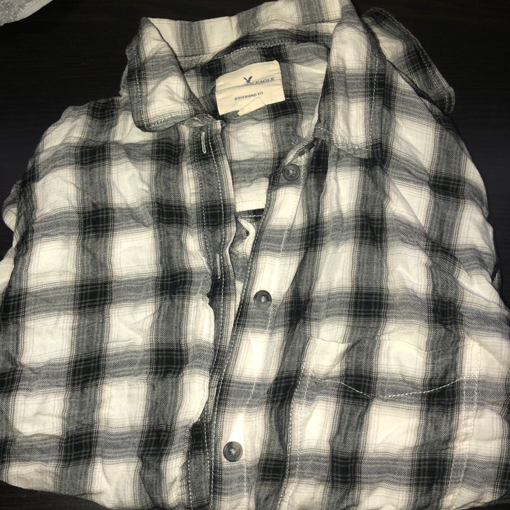 Black&White Boyfriend Flannel